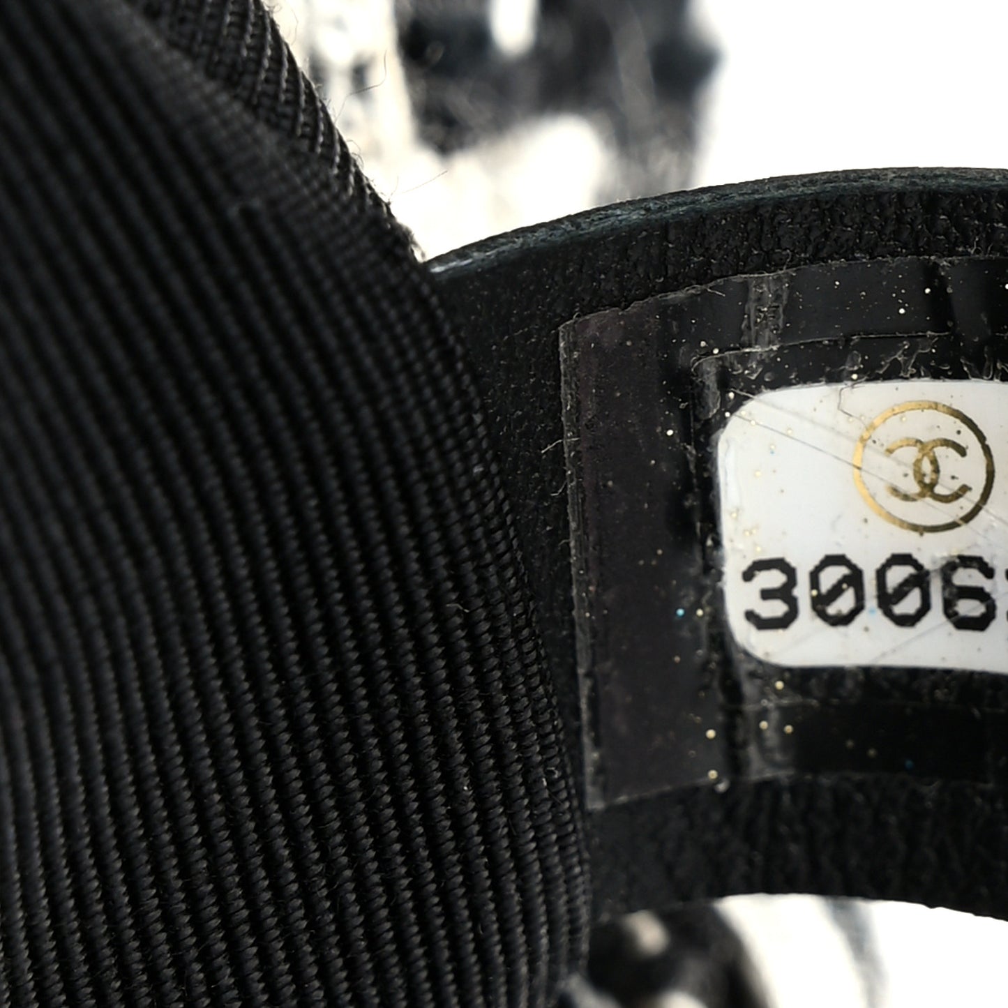 Tweed Quilted Large Chanel 19 Flap Black Ecru White