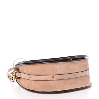 Chloe Calfskin Suede Medium Nile Bracelet Bag Biscotti Beige 4 of 11