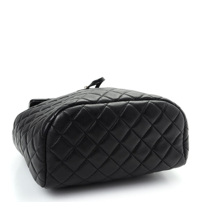 Chanel Lambskin Quilted Small Urban Spirit Backpack Black 3 of 8
