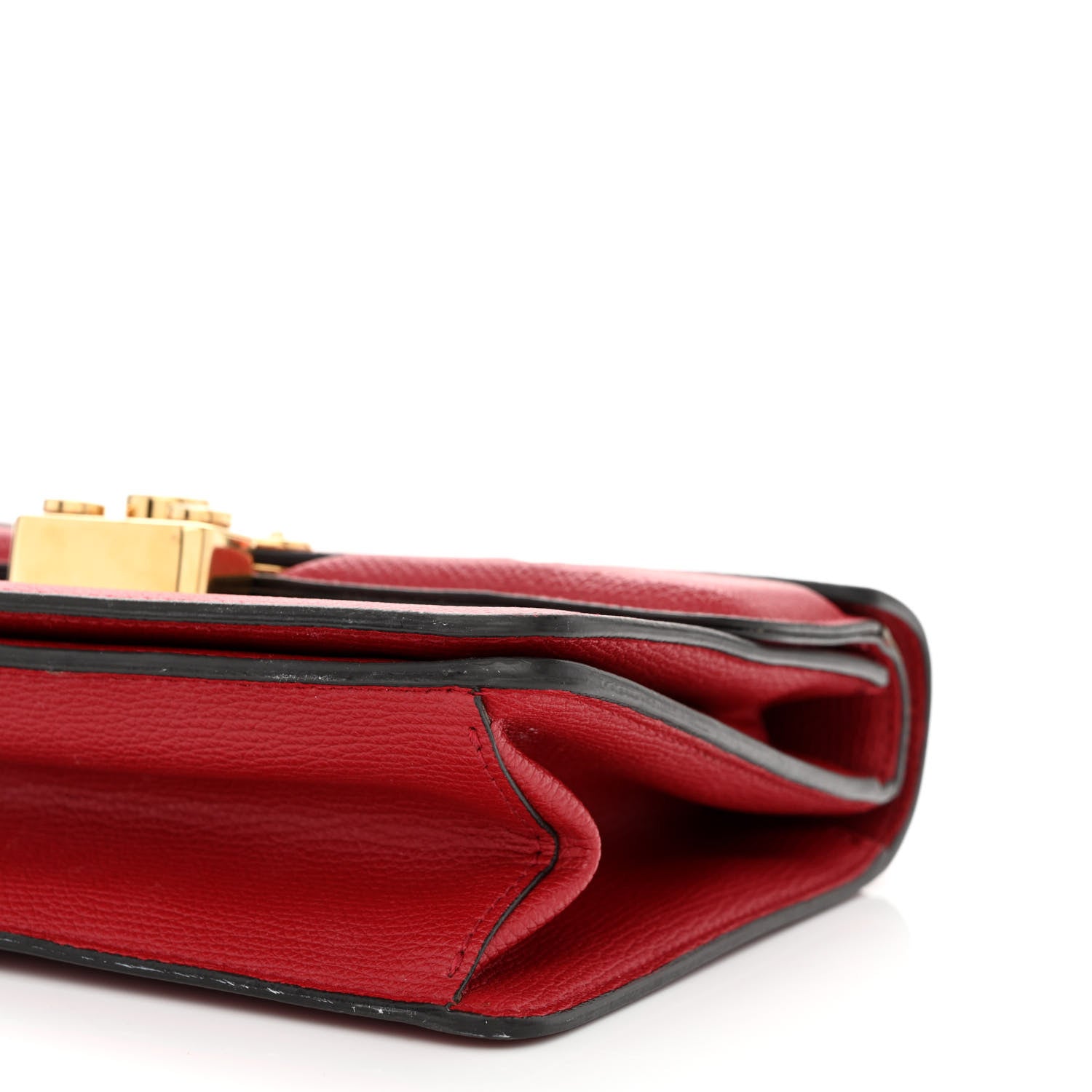 Fendi Vitello Vienna Glazed Fabric FF 1974 Monster Eyes Small Bag Bug Chain Bag Fragola Tobacco Moro 12 of 13
