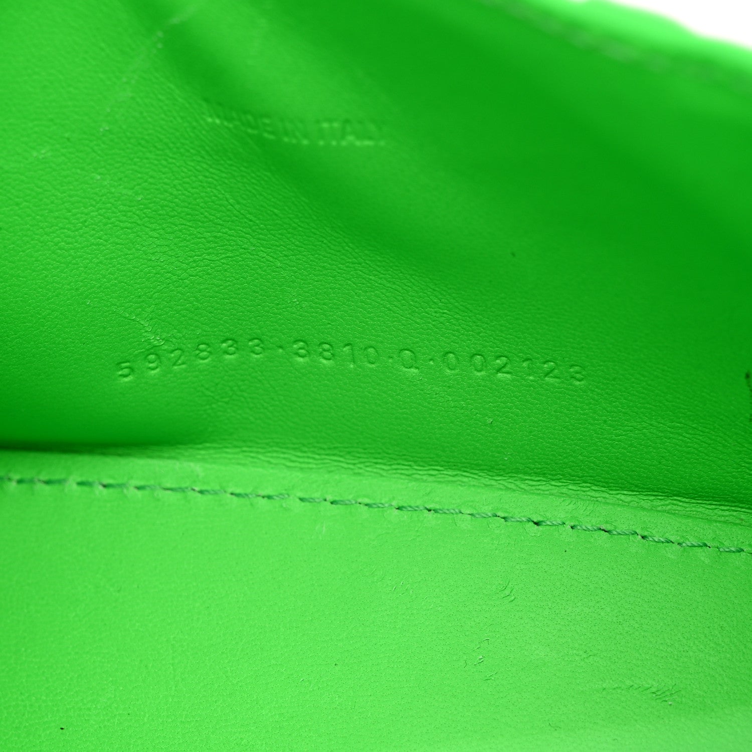 Balenciaga Shiny Calfskin Strass Crocodile Embossed Hourglass Top Handle Bag XS Fluo Green 8 of 11