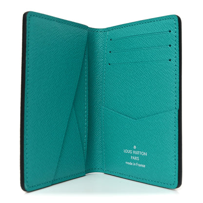 Louis Vuitton Monogram Eclipse LV Graffiti Pocket Organizer Green Lights 5 of 7