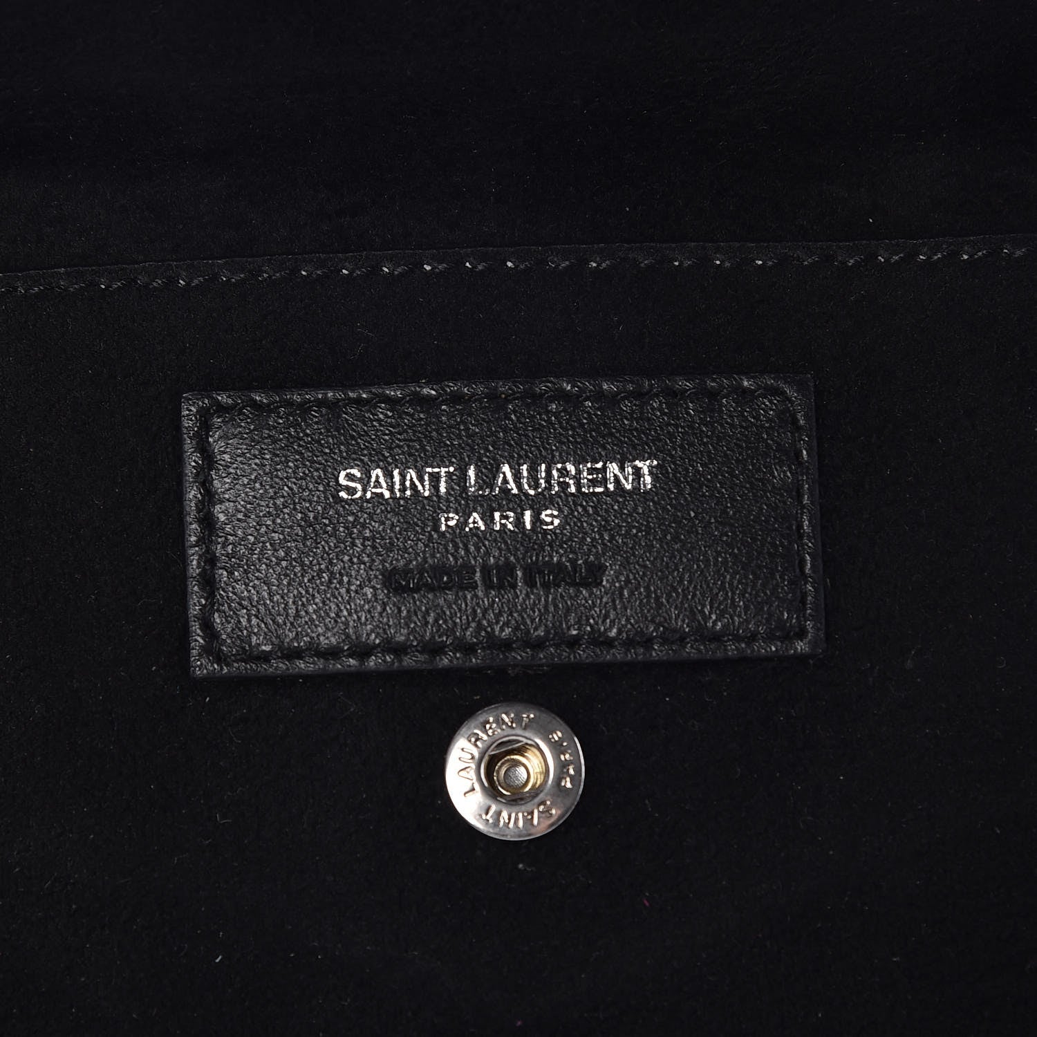 Saint Laurent Lambskin Teddy Drawstring Bag Freesia 7 of 18