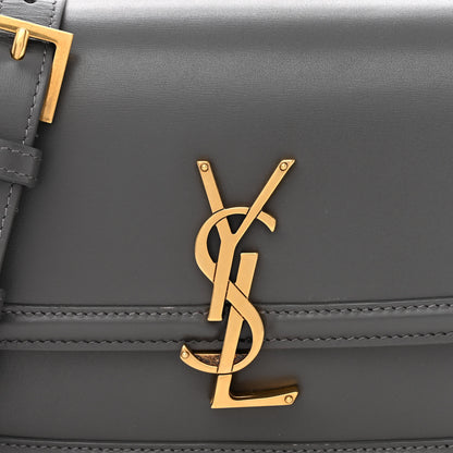Saint Laurent Smooth Calfskin Small Solferino Satchel Storm 8 of 10