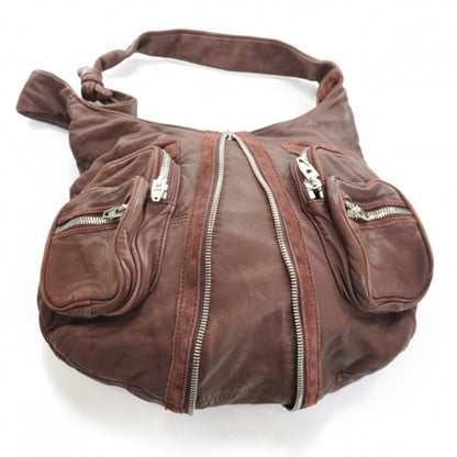 Alexander Wang Leather Suede Donna Hobo Brick Red 6 of 8