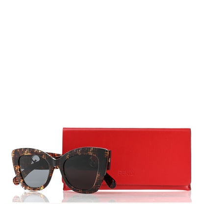 Fendi Acetate F is Fendi FF 51mm Cat Eye Sunglasses 0327/S Tortoise Camouflage 8 of 8