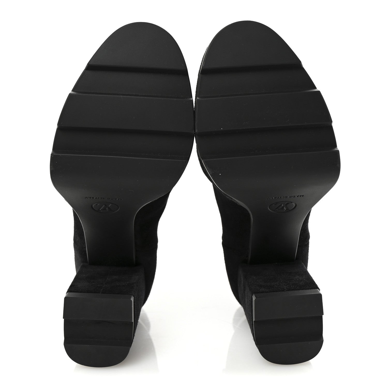 Louis Vuitton LV Suede Beaubourge Ankle Boot 38 Black 6 of 9