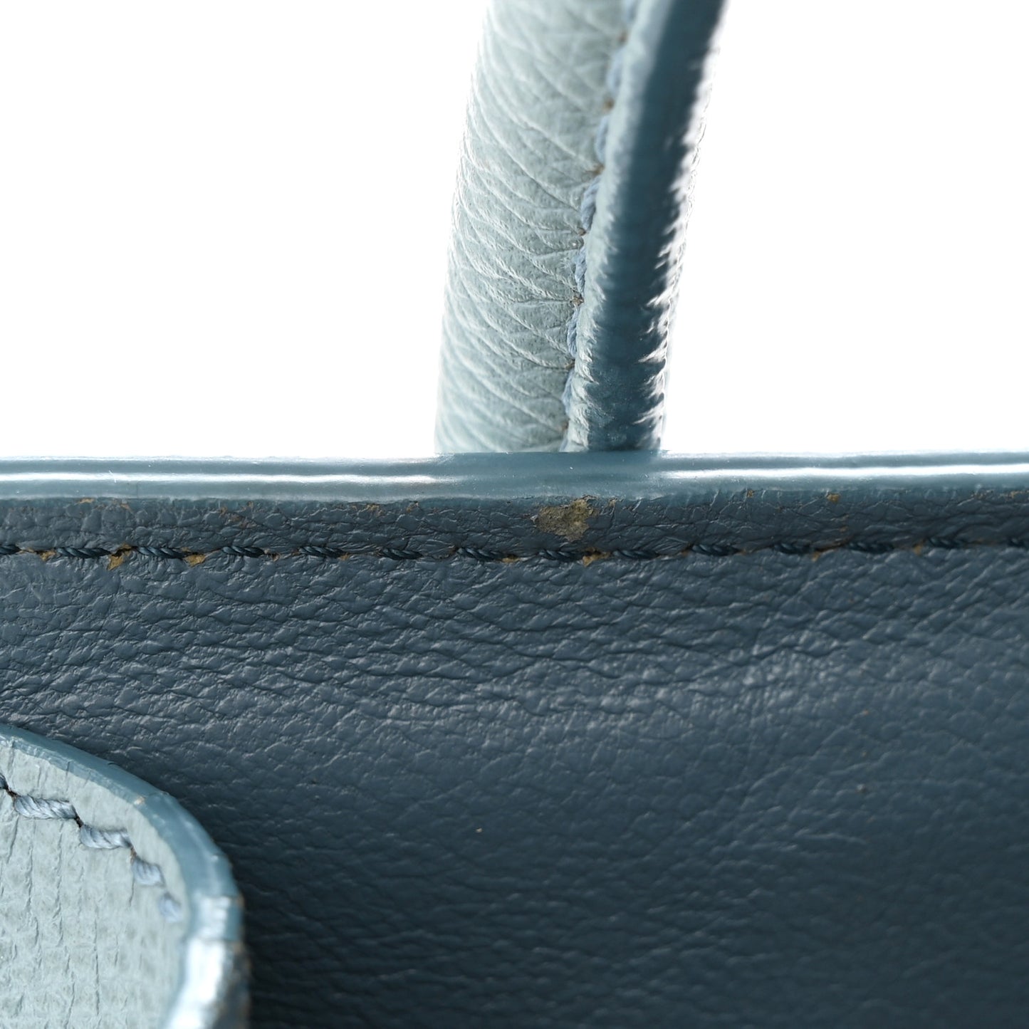 Grained Calfskin Medium Phantom Luggage Sky Blue