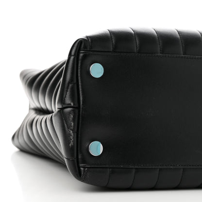 Saint Laurent Calfskin Y Quilted Monogram Large Loulou Shopper Black 8 of 9