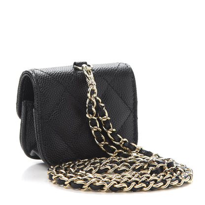 Chanel Caviar Quilted Airpods Pro Case Black 3 of 9