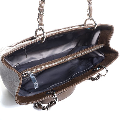 Chanel Caviar Grand Shopping Tote GST Dark Brown 5 of 7