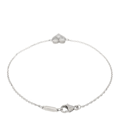 Tiffany Platinum Diamond Hearts Bracelet 2 of 3