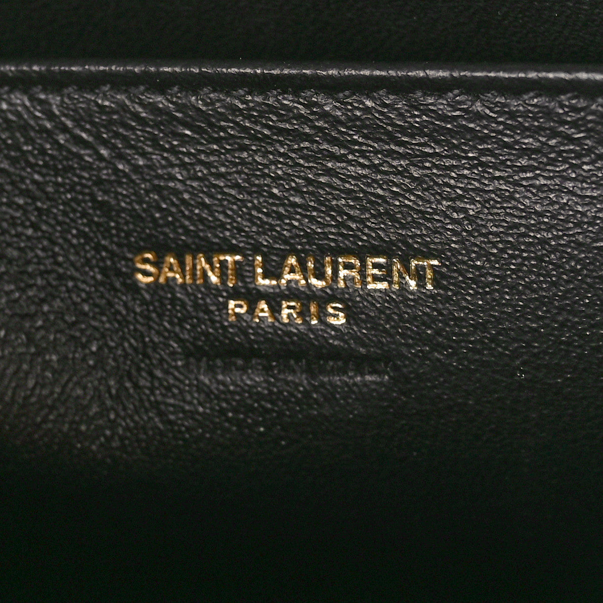 Saint Laurent SAINT LAURENT Calfskin Monogram Baby Cabas Black 6 of 9