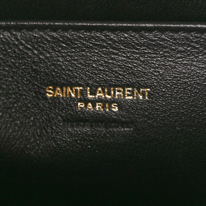 Saint Laurent SAINT LAURENT Calfskin Monogram Baby Cabas Black 6 of 9