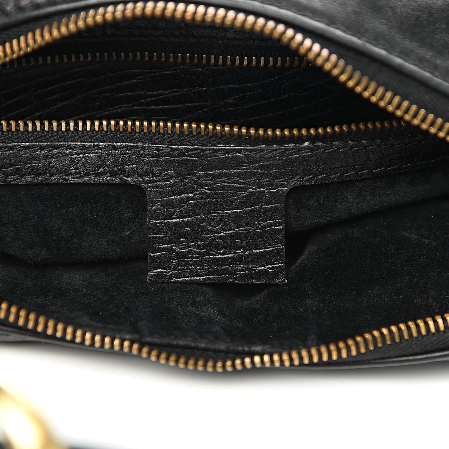 Calfskin Medium Horsebit Chain Hobo Black