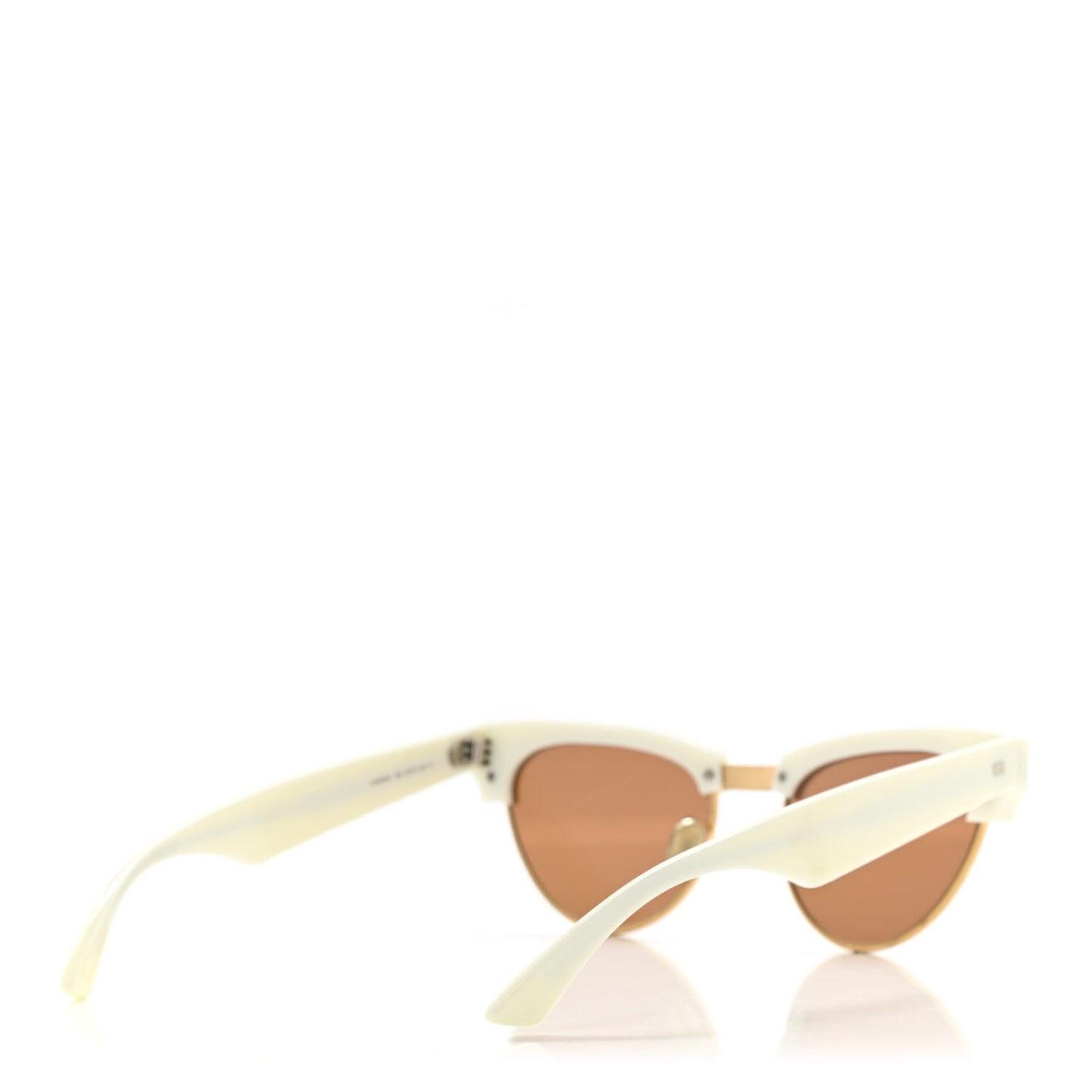 Acetate Cat Eye Sunglasses CL40059U White