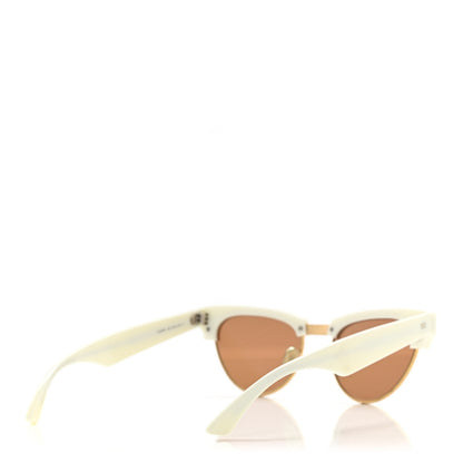 Celine Acetate Cat Eye Sunglasses CL40059U White 4 of 7