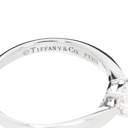 Tiffany Platinum Diamond .35ct Harmony Solitaire Engagement Ring 47 4 5 of 6