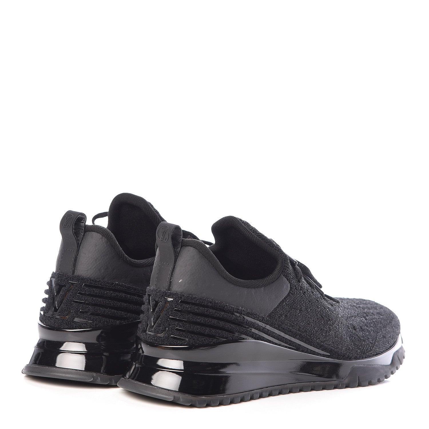 Louis Vuitton Technical Knit V.N.R. Sneakers 8 Black 4 of 8