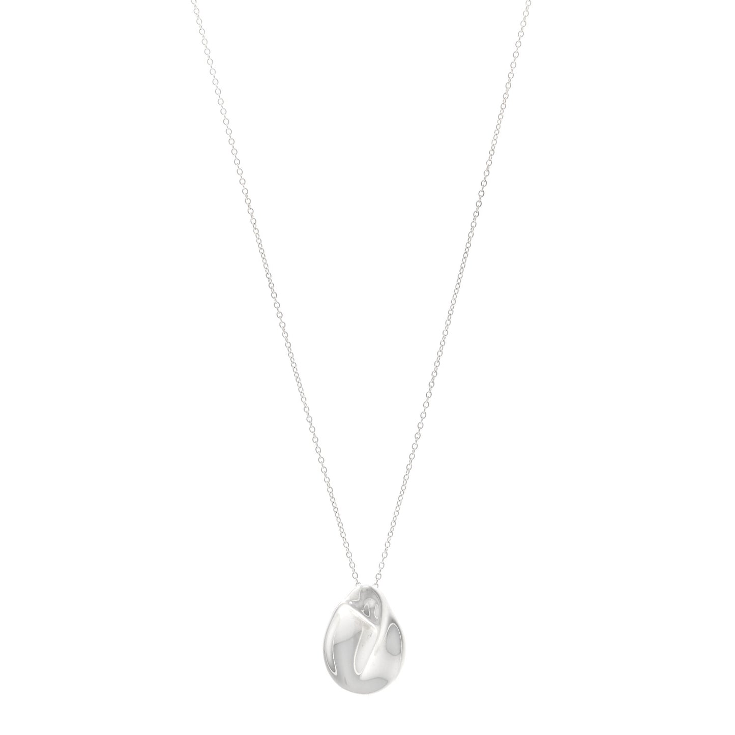 Sterling Silver Elsa Peretti Madonna Pendant Necklace