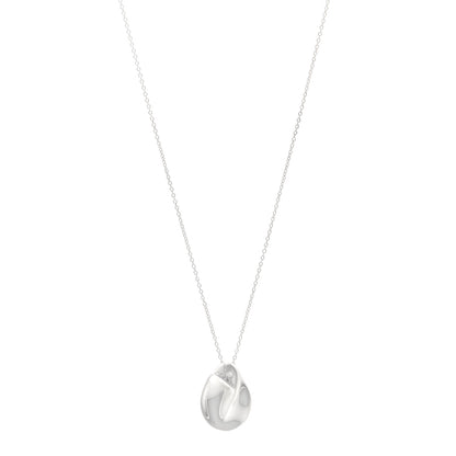 Tiffany Sterling Silver Elsa Peretti Madonna Pendant Necklace 1 of 4