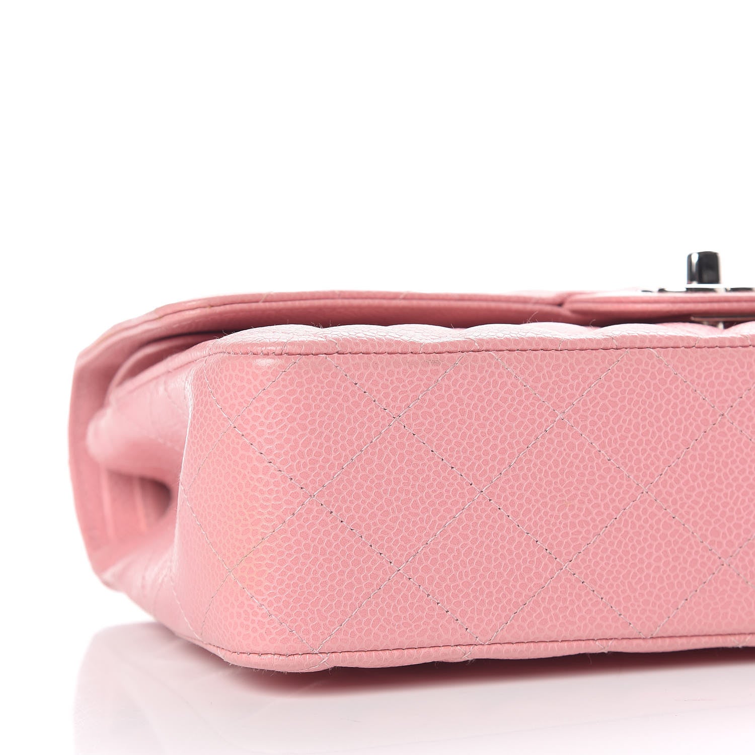 Chanel Caviar Quilted Medium Double Flap Pink 5 of 9