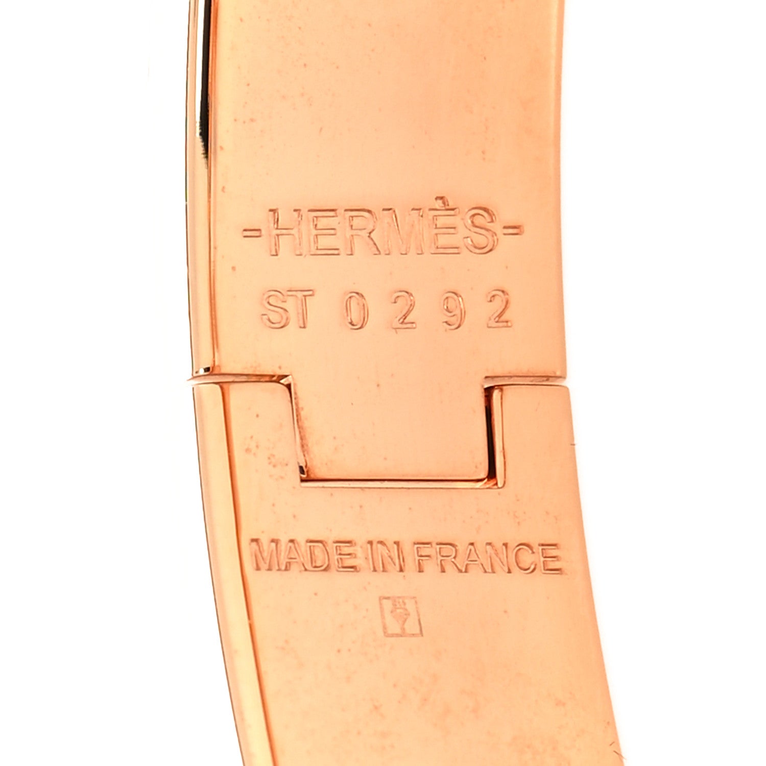 Hermes Enamel Narrow Clic Clac H Bracelet PM Rose Candeur 5 of 5
