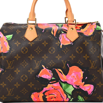 Louis Vuitton Monogram Roses Speedy 30 8 of 12