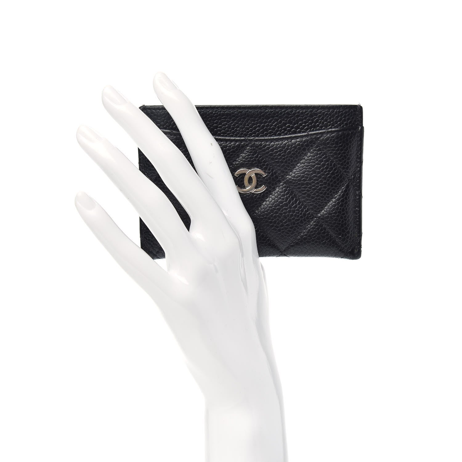 Chanel Caviar Quilted Card Holder Black 2 of 8