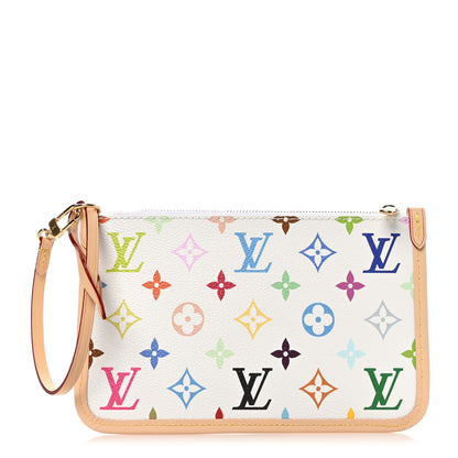 Louis Vuitton LV x TM Monogram Multicolor Carryall PM Pochette White 1 of 7