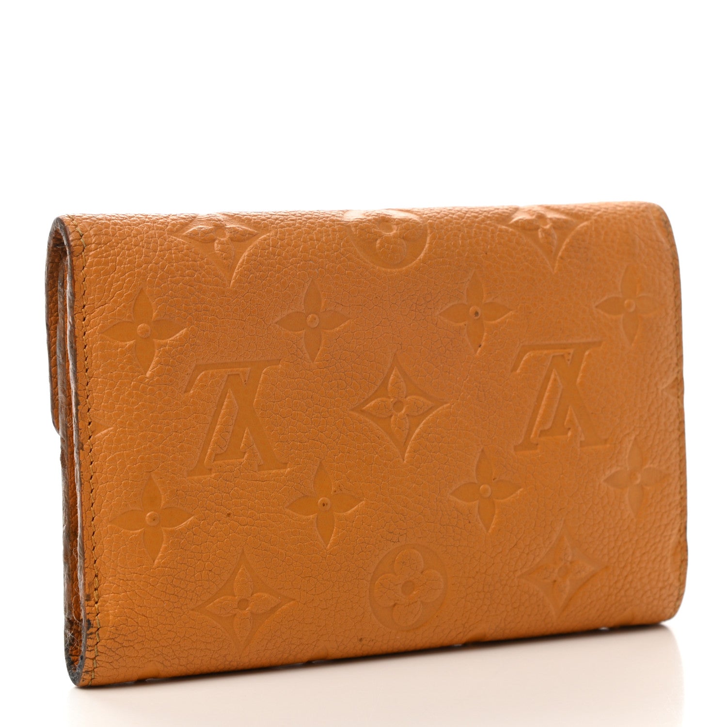 Louis Vuitton Empreinte Compact Curieuse Wallet Safran 3 of 10