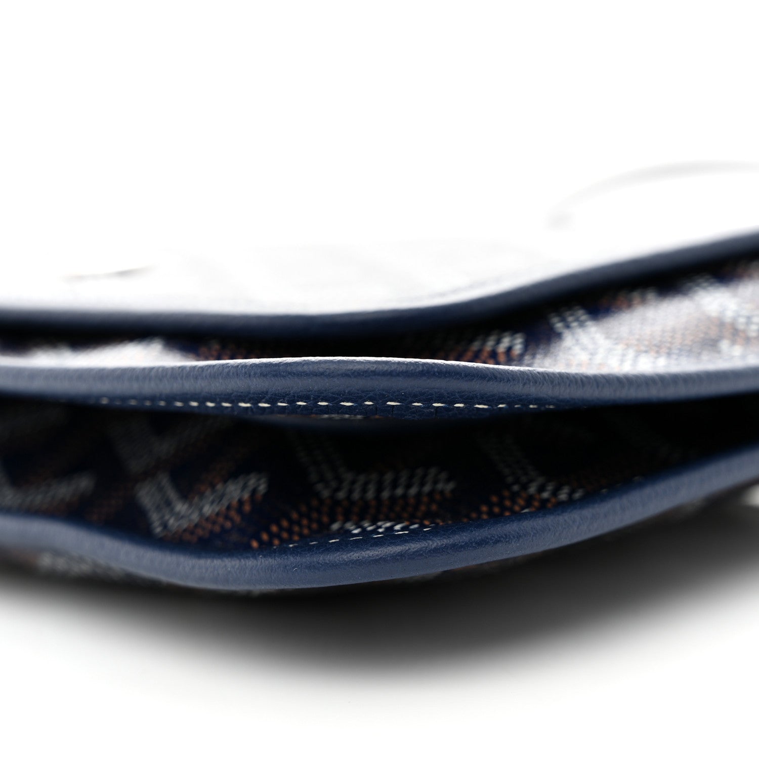 Goyard Goyardine Plumet Wallet Clutch Navy 10 of 10