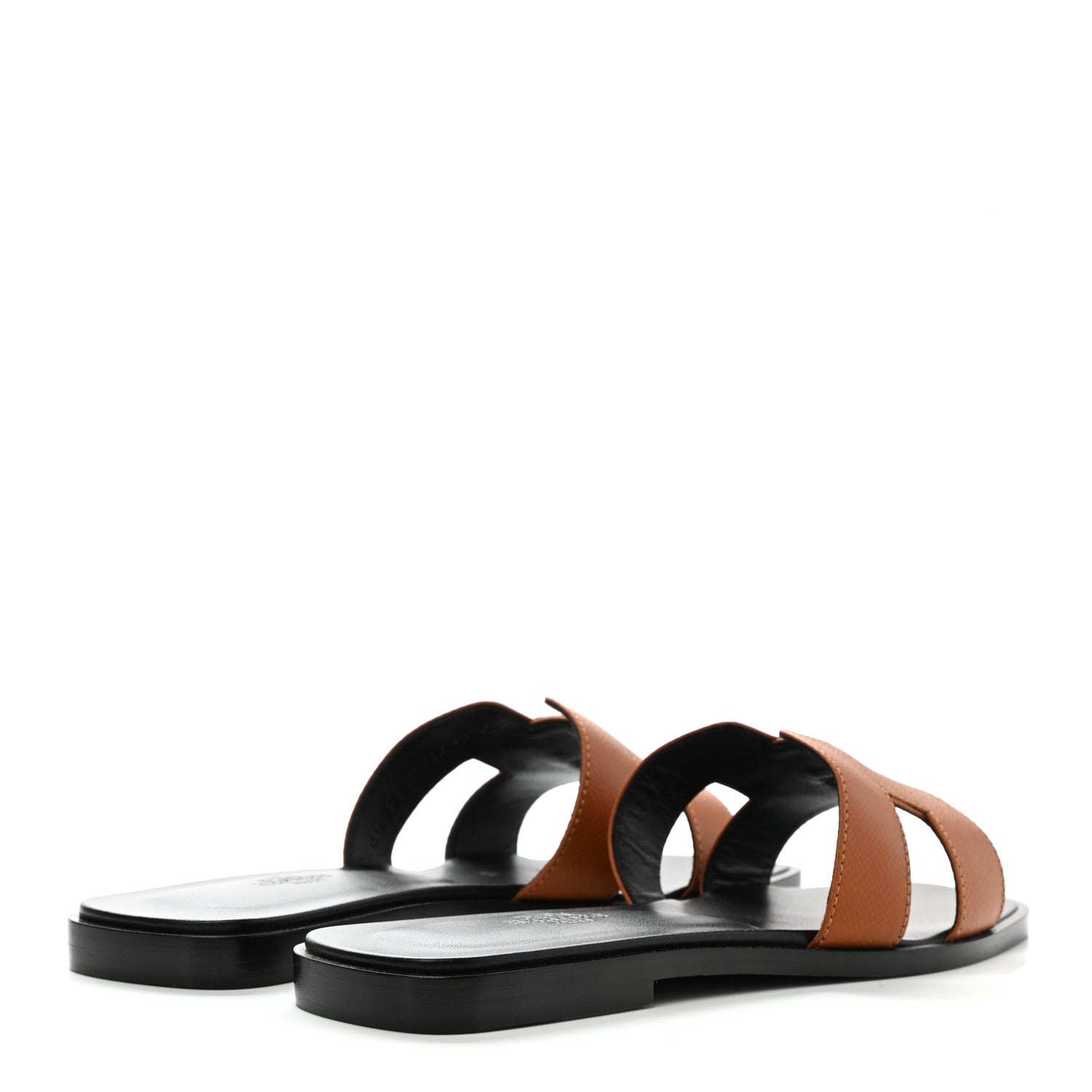 Hermes Epsom Oran Sandals 37 Naturel 4 of 10