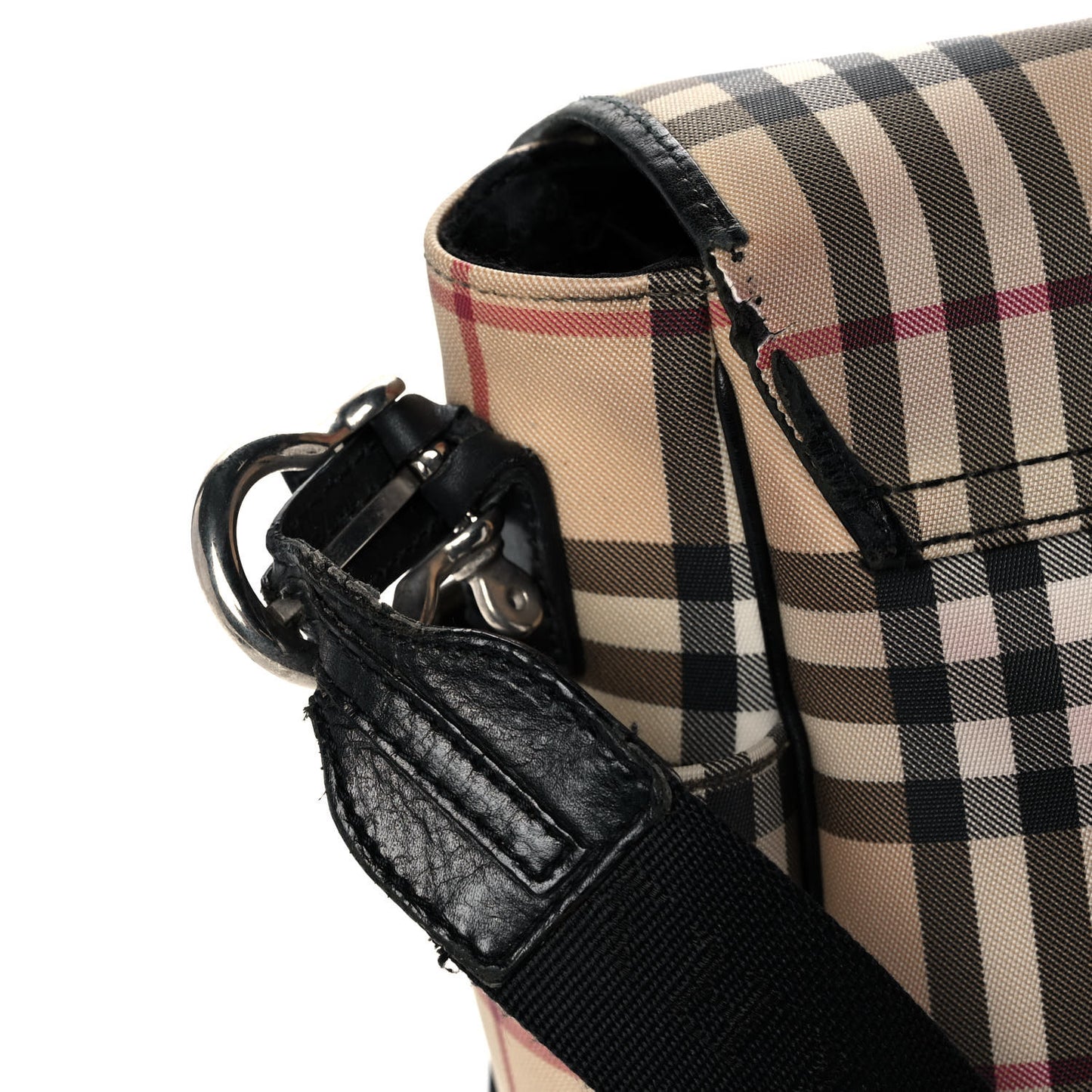 House Check Diaper Messenger Bag