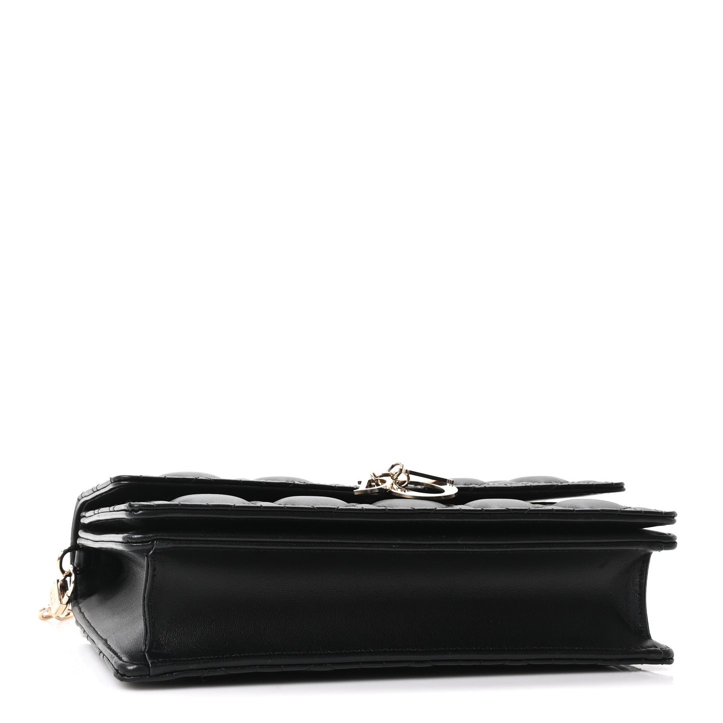Lambskin Cannage My Dior Top Handle Bag Black