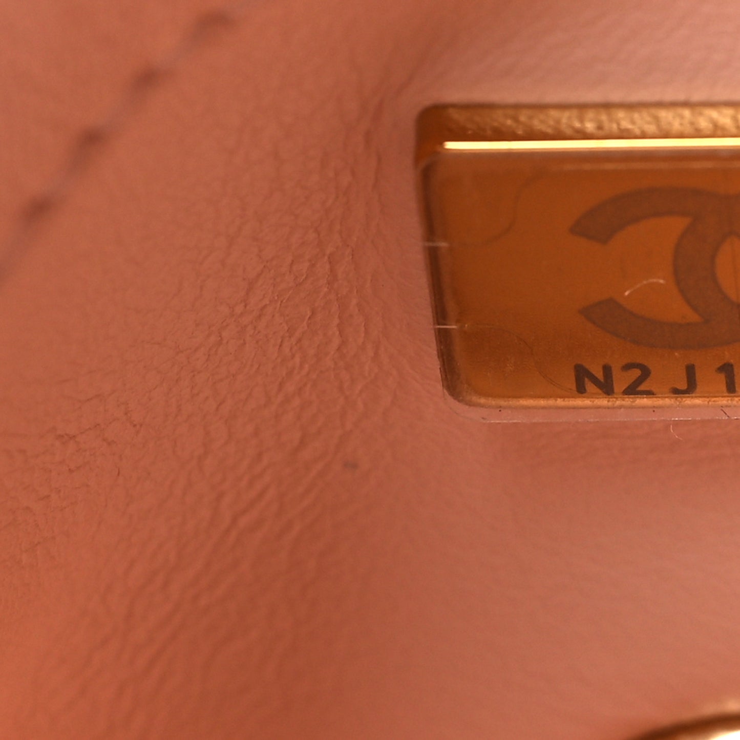 Lambskin Quilted Mini CC Crystal Logo Chain Flap Pink
