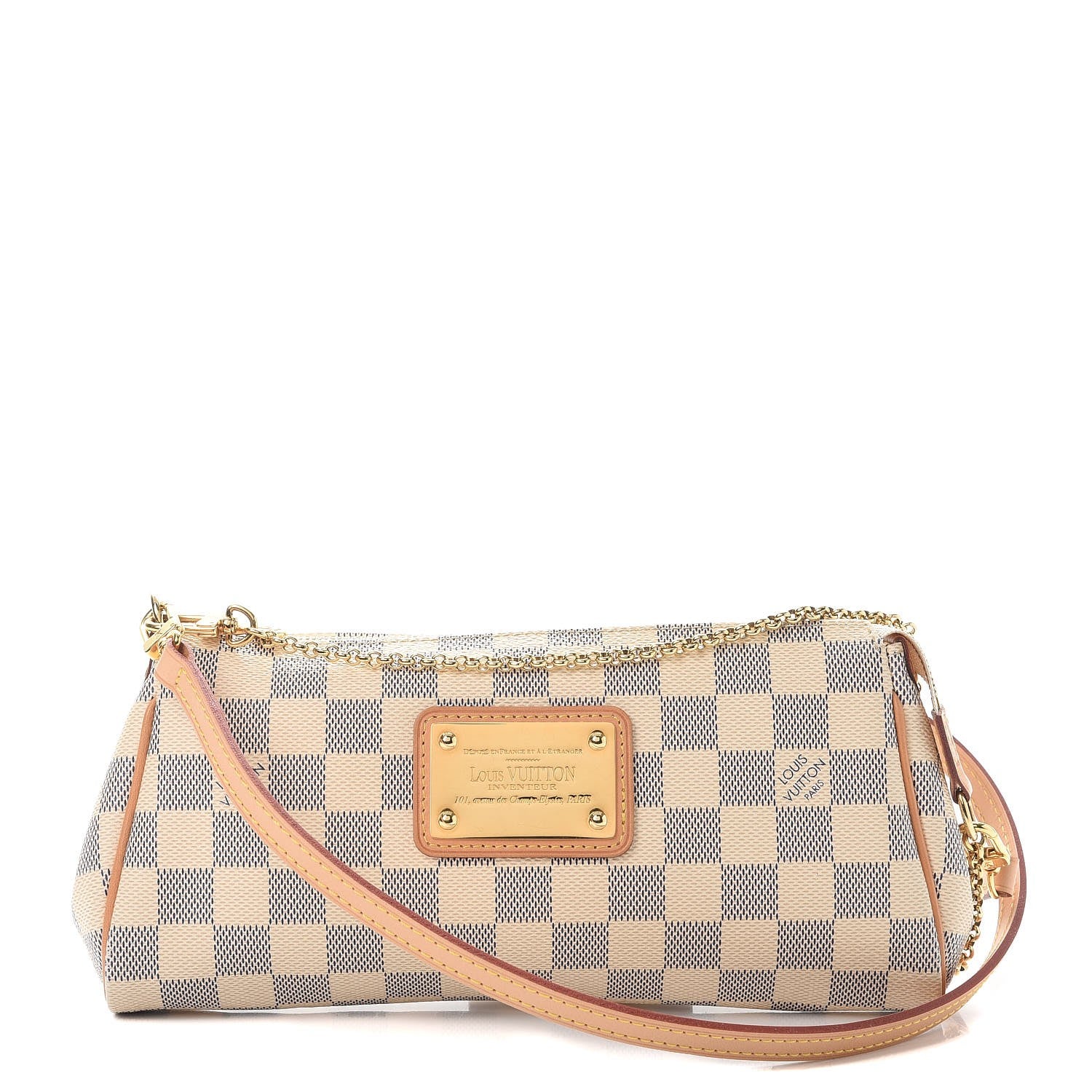 Louis Vuitton Damier Azur Eva Clutch 1 of 8