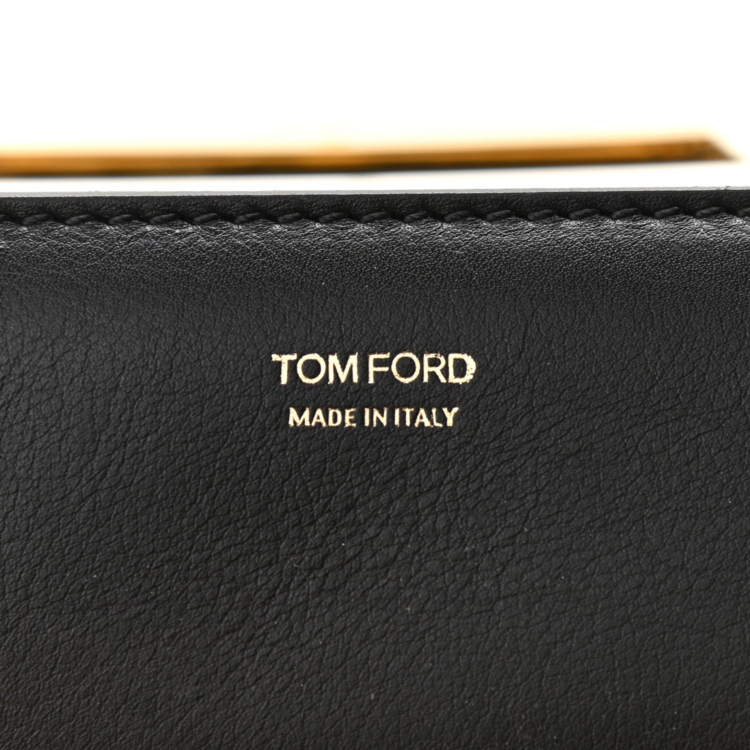 Tom Ford Calfskin Maxi Chain Natalia Large Shoulder Bag Black 8 of 13