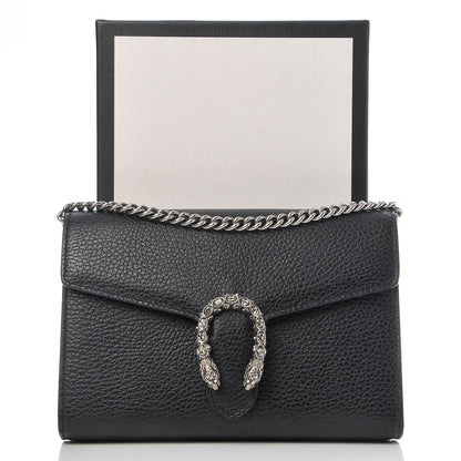 Gucci Calfskin Mini Dionysus Chain Wallet Black 8 of 8