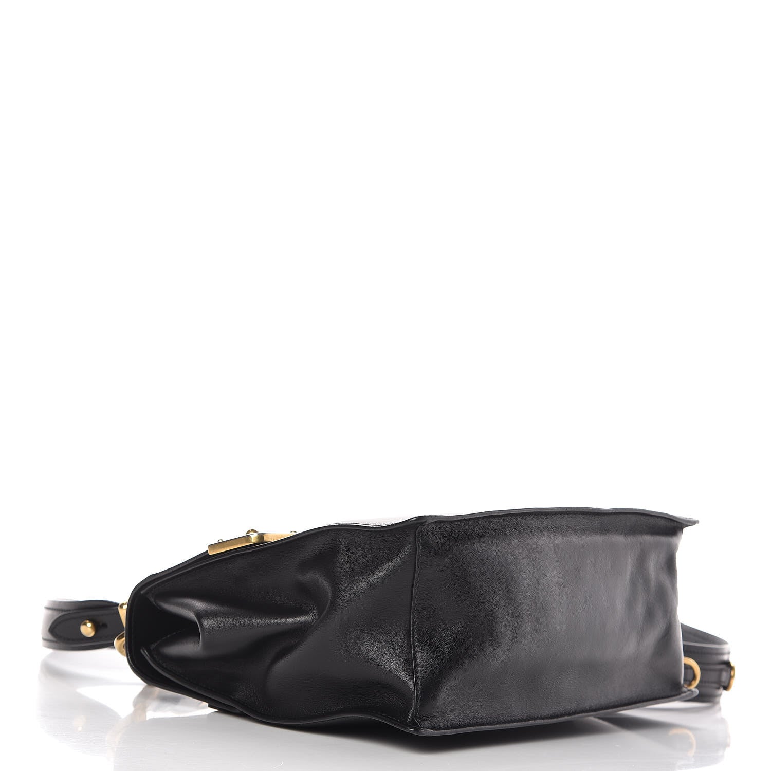 Prada City Calfskin Saffiano Cahier Top Handle Bag Black 4 of 13