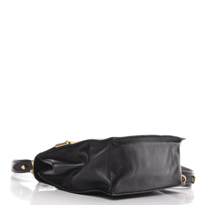 Prada City Calfskin Saffiano Cahier Top Handle Bag Black 4 of 13