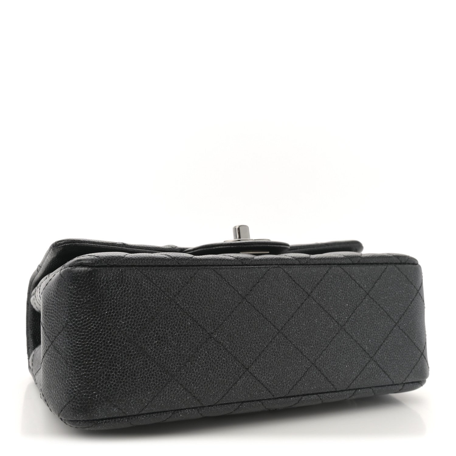 Chanel Iridescent Caviar Quilted Mini Rectangular Flap Black 4 of 10