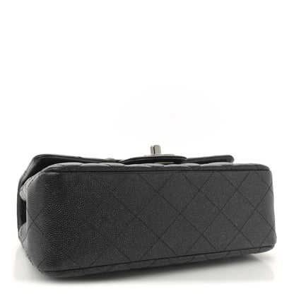 Chanel Iridescent Caviar Quilted Mini Rectangular Flap Black 4 of 10