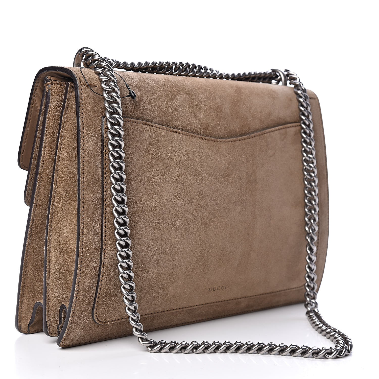 Gucci Suede Medium Dionysus Shoulder Bag Taupe 3 of 10
