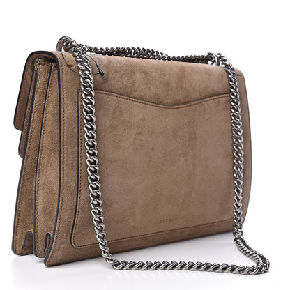 Gucci Suede Medium Dionysus Shoulder Bag Taupe 3 of 10