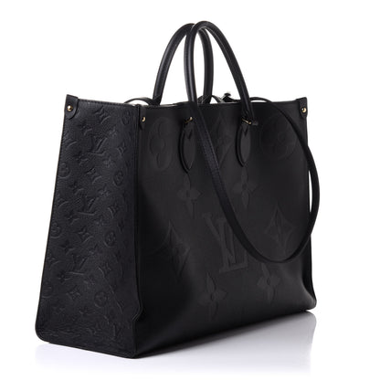 Louis Vuitton Empreinte Monogram Giant Onthego GM Black 3 of 9