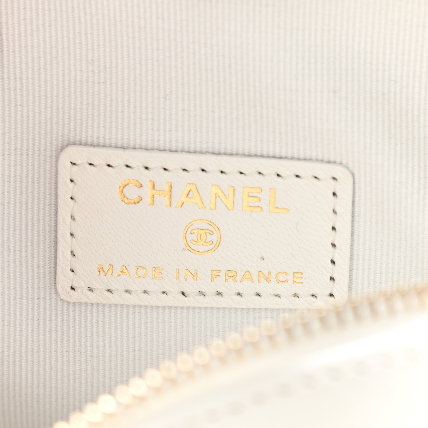 Chanel Lambskin Quilted CC In Love Heart Clutch With Chain White 8 of 10