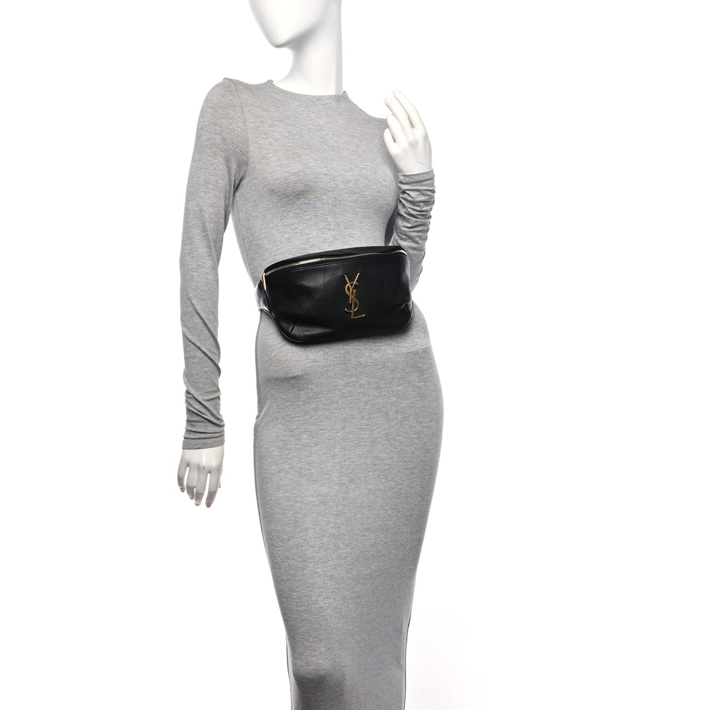 Grain De Poudre Monogram Belt Bag Black