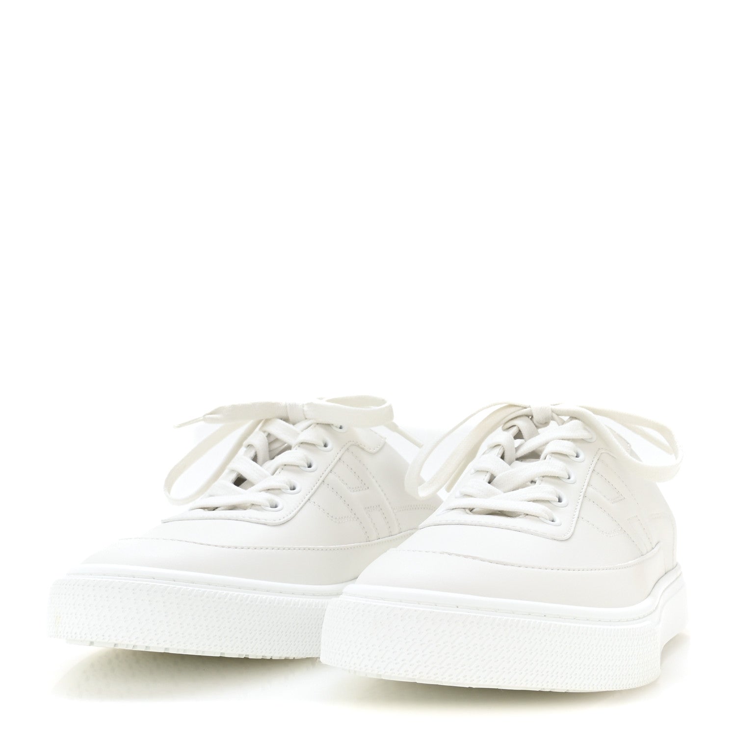 Hermes Calfskin Keep Mule Sneakers 40 White 4 of 9