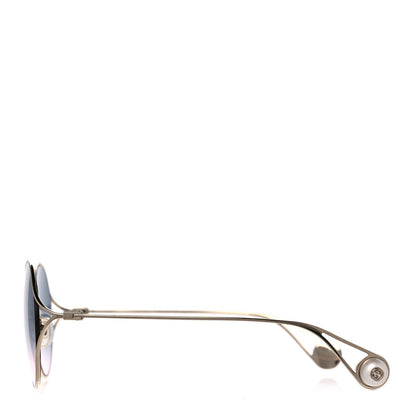 Gucci Round Pearl Tip Sunglasses GG0253S Gold 3 of 8